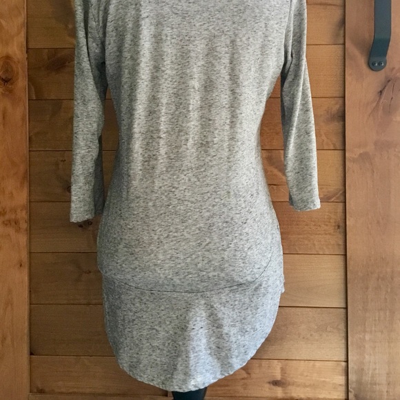 Madison & Berkeley Grey Aztec Hi-Lo Top, Sz S - Picture 4 of 4